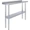 Amgood 14 in. x 48 in. Stainless Steel Work Table with 1.5 in. Backsplash WT-1448-BS-Z - alternate 1